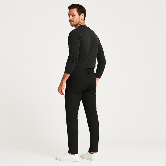DUER Performance Slim Pants Repreve Modal Stretch Black Techwear 32x28 Gorpcore - Picture 4 of 16